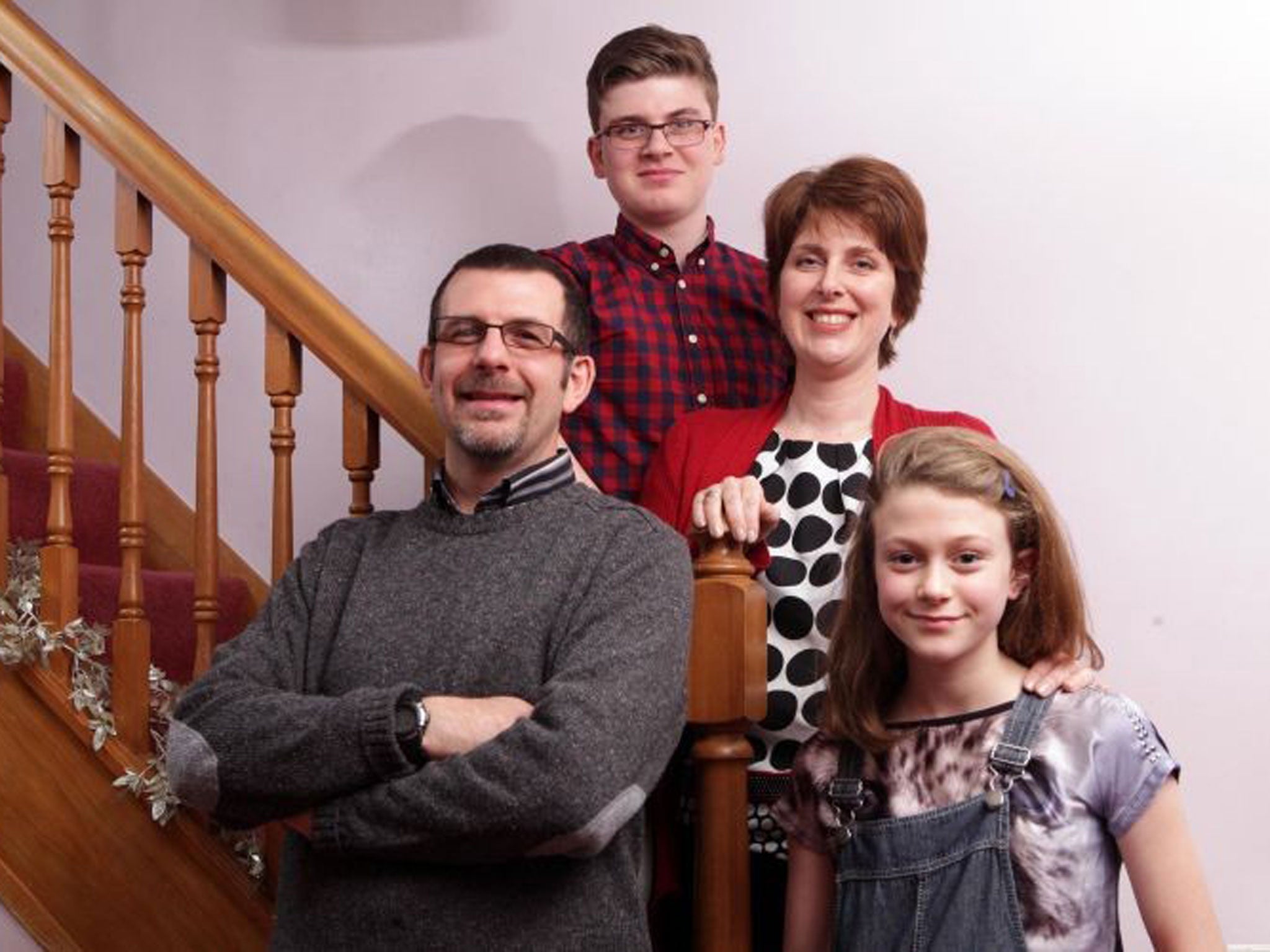 Stepping up: Ruth and Mike Holwill are saving for Euan and Freya’s futures