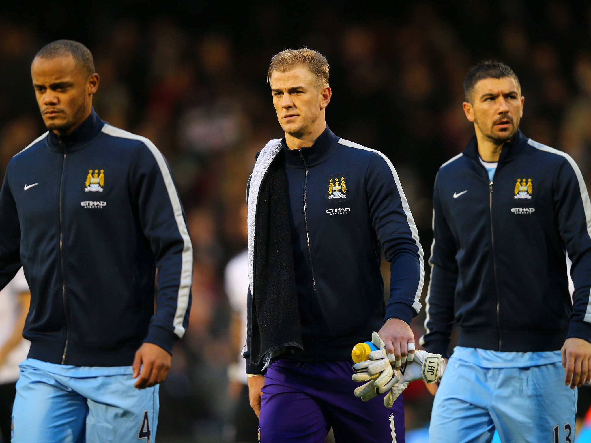 Joe Hart will continue in goal for Manchester City's Boxing Day clash with Liverpool