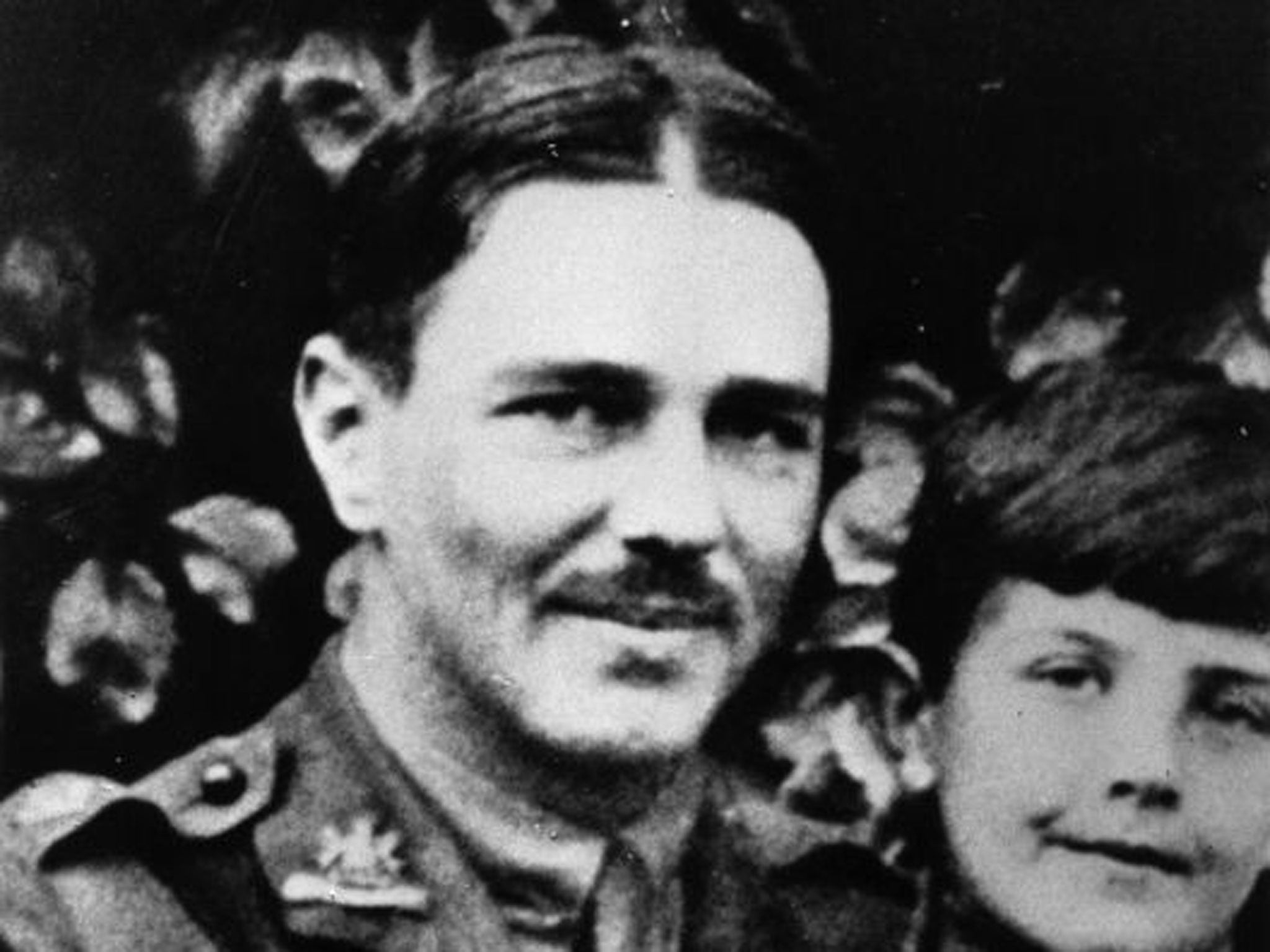 Wilfrid Owen with a young friend in 1917