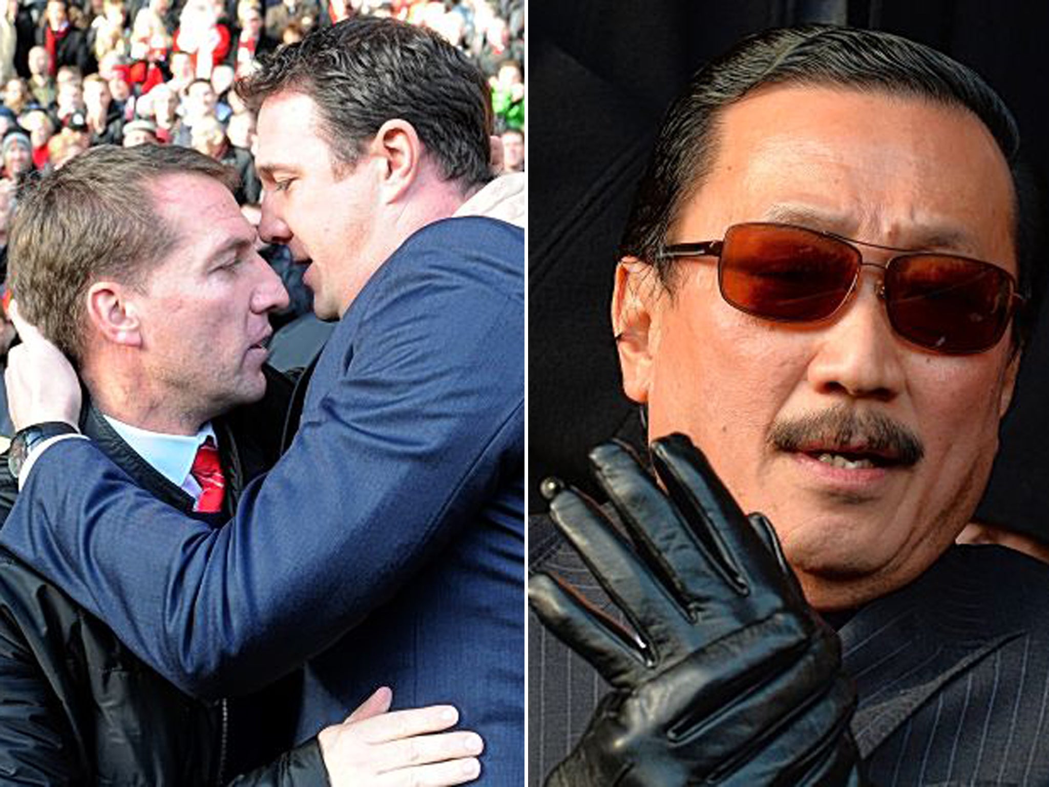 Brendan Rodgers has given his support to Malky Mackay as he faces the sack from Cardiff City owner Vincent Tan