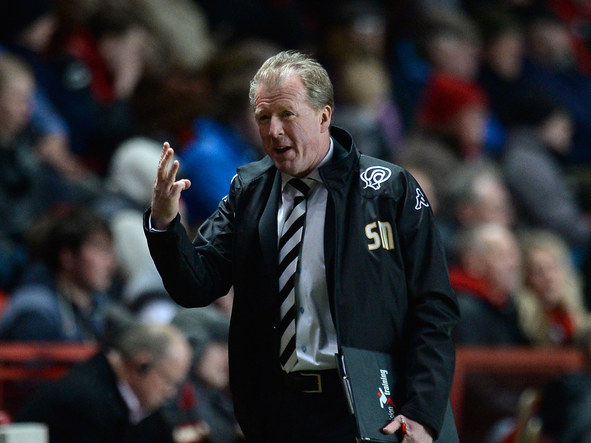 Steve McClaren has guided Derby County to seven straight wins