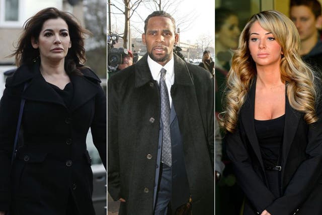 Nigella and Tulisa have been treated very differently to R Kelly when their reputation is threatened