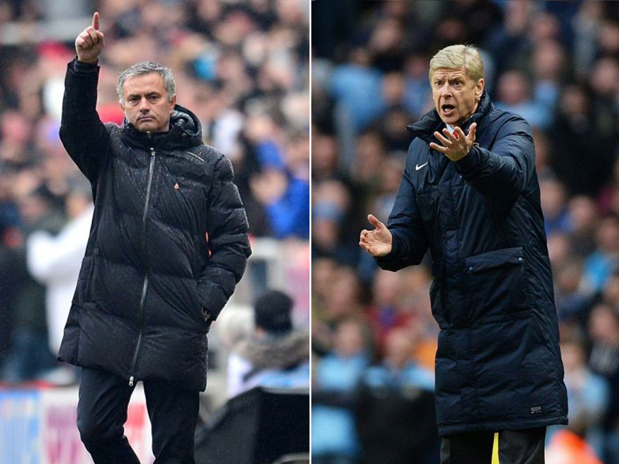 Mourinho is one of very few managers to enjoy a superior record against the Arsenal boss, having never lost to Wenger