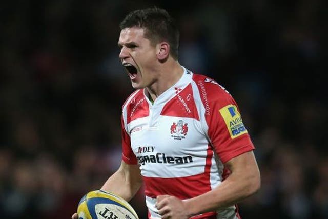 Gloucester’s England fly-half Freddie Burns will start on the bench 