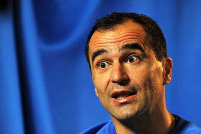 Clear view: Roberto Martinez insists players should learn from mistakes rather than fear making them 