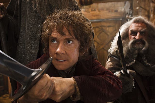 According to studio estimates Sunday, Peter Jackson's 'Hobbit' sequel took in $31.5 million in its second weekend of release. That topped Will Ferrell's 'Anchorman' sequel, which nevertheless opened strongly in second place