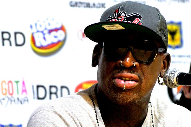 Even though he’s not been to see Rodman once during his latest visit to North Korea, where he’s been given the dubious task of running the national basketball team. 