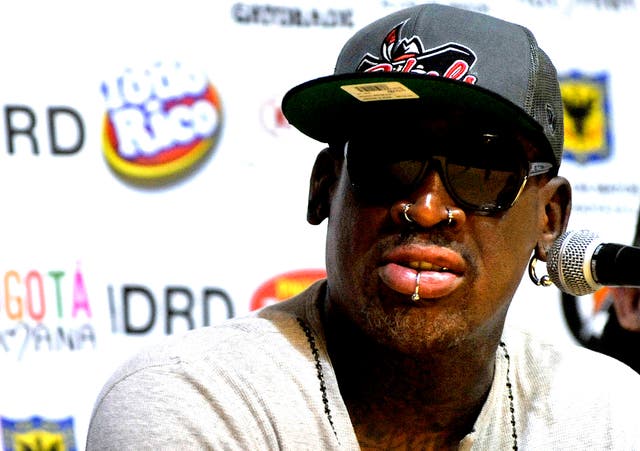 Even though he’s not been to see Rodman once during his latest visit to North Korea, where he’s been given the dubious task of running the national basketball team. 