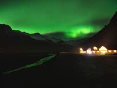 Iceland turns off street lights in Reykjavik so city can enjoy Northern Lights