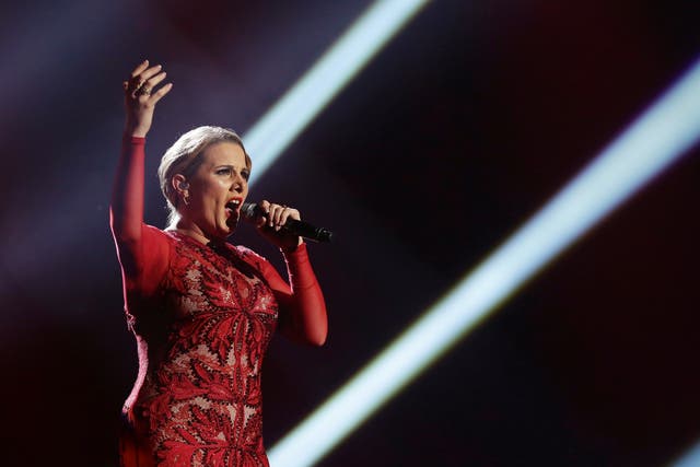  X-factor winner Sam Bailey's debut single 'Skyscraper' is this year's Christmas number one