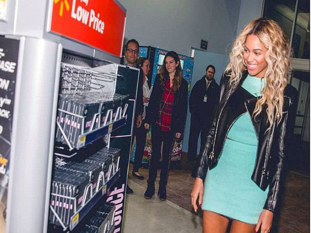 Why Beyonce went shopping in Walmart to buy her own album, The Independent