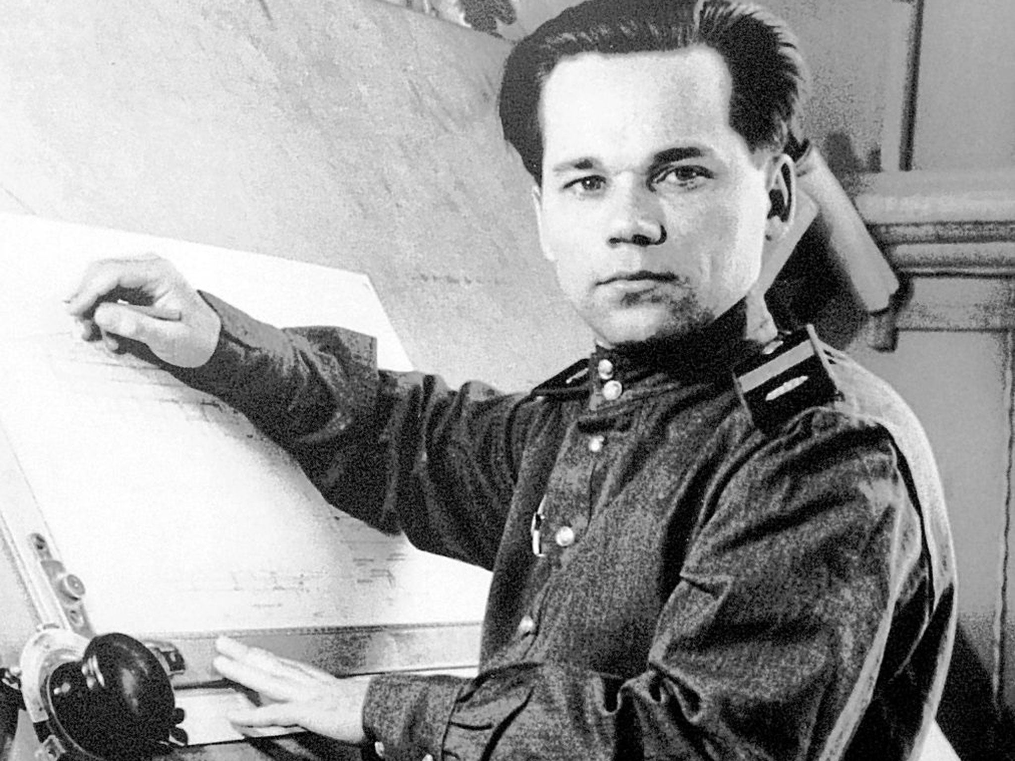 Kalashnikov c. 1949, by which time his gun was standard issue for the Red Army