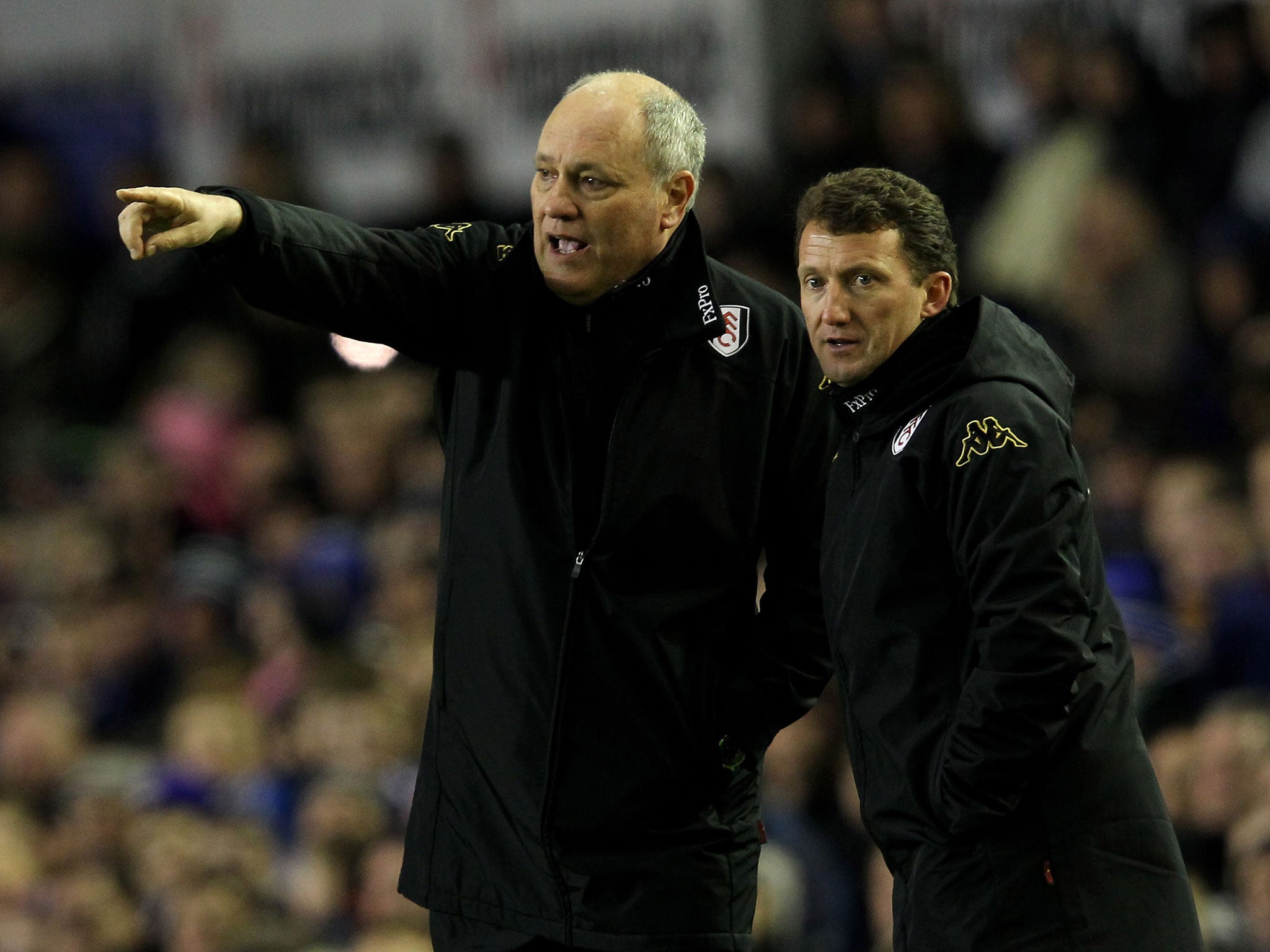 Billy McKinlay (right) was shown the door at Fulham after nearly 10 years when Martin Jol departed