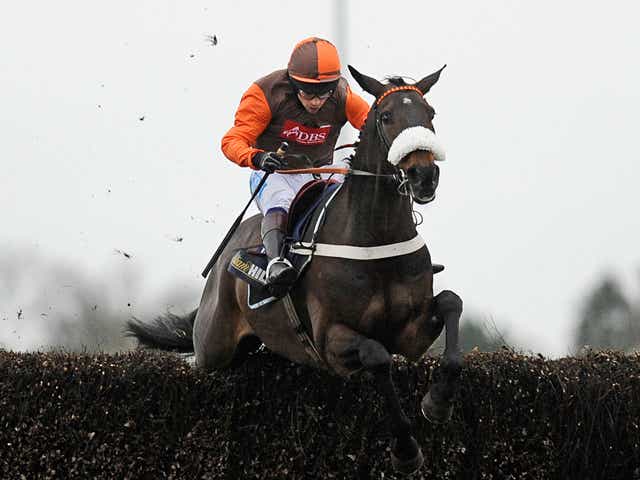 Long Run, partnered by Sam Waley-Cohen, wins the King George VI Chase at Kempton last Christmas