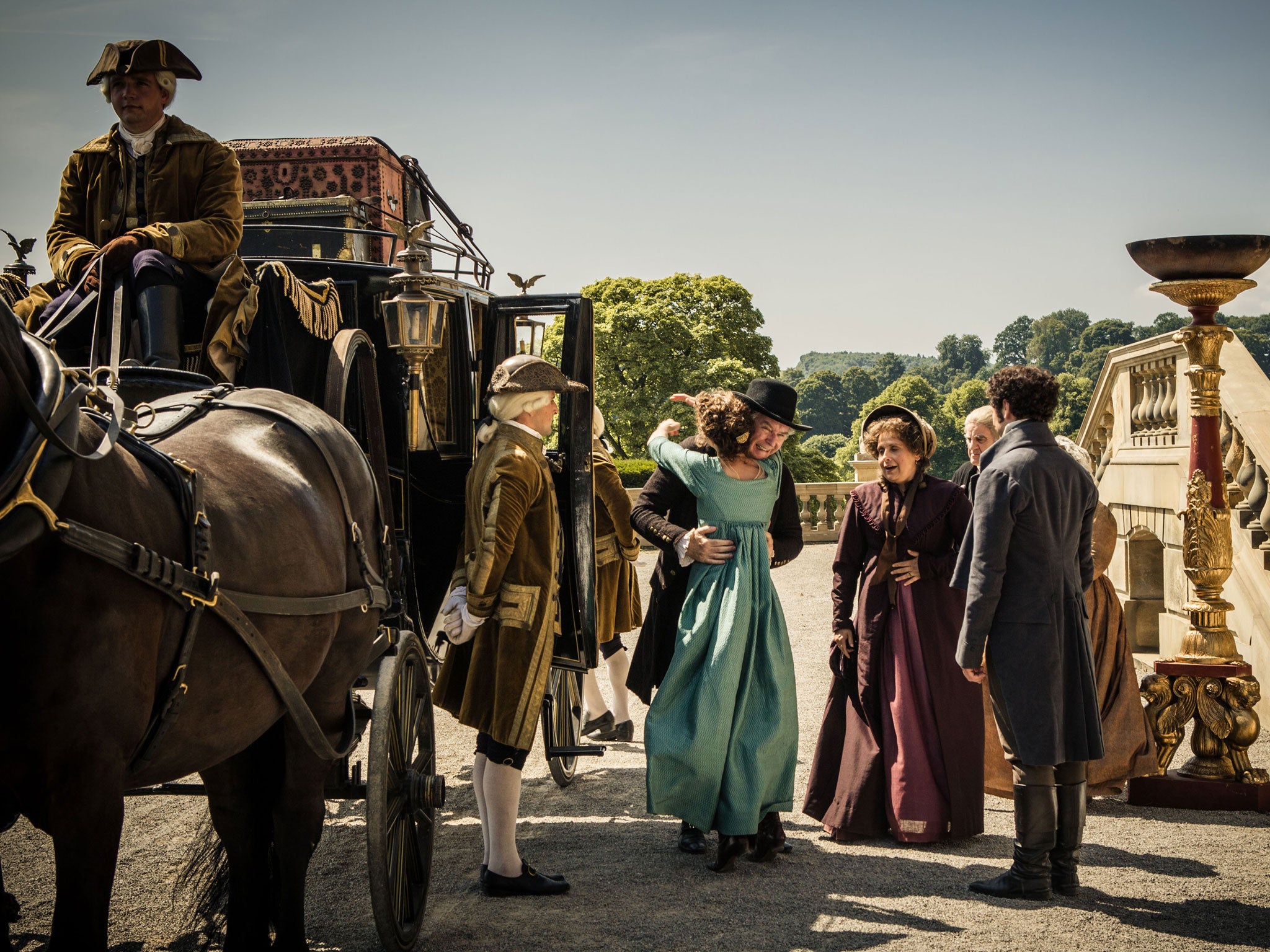 Horsing around: the BBC's lively adaptation of 'Death Comes to Pemberley'