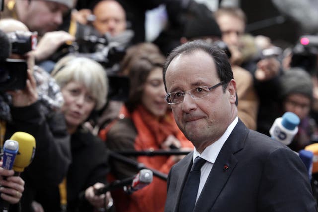 President Hollande's approval rating has fallen faster than that of any other French President in the Fifth Republic, with 3.5 million French people out of work