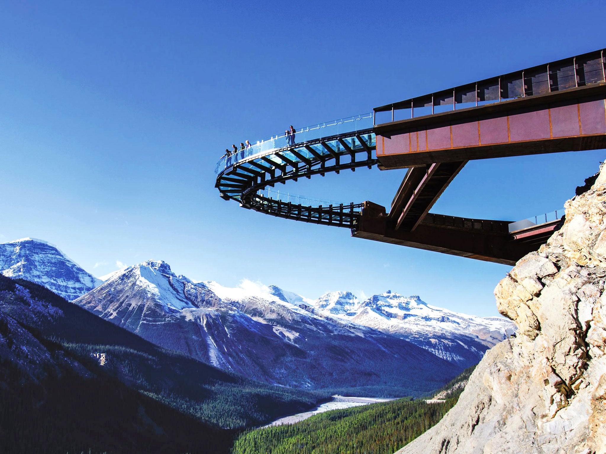 Master of suspense: the Glacier Skywalk in Canada