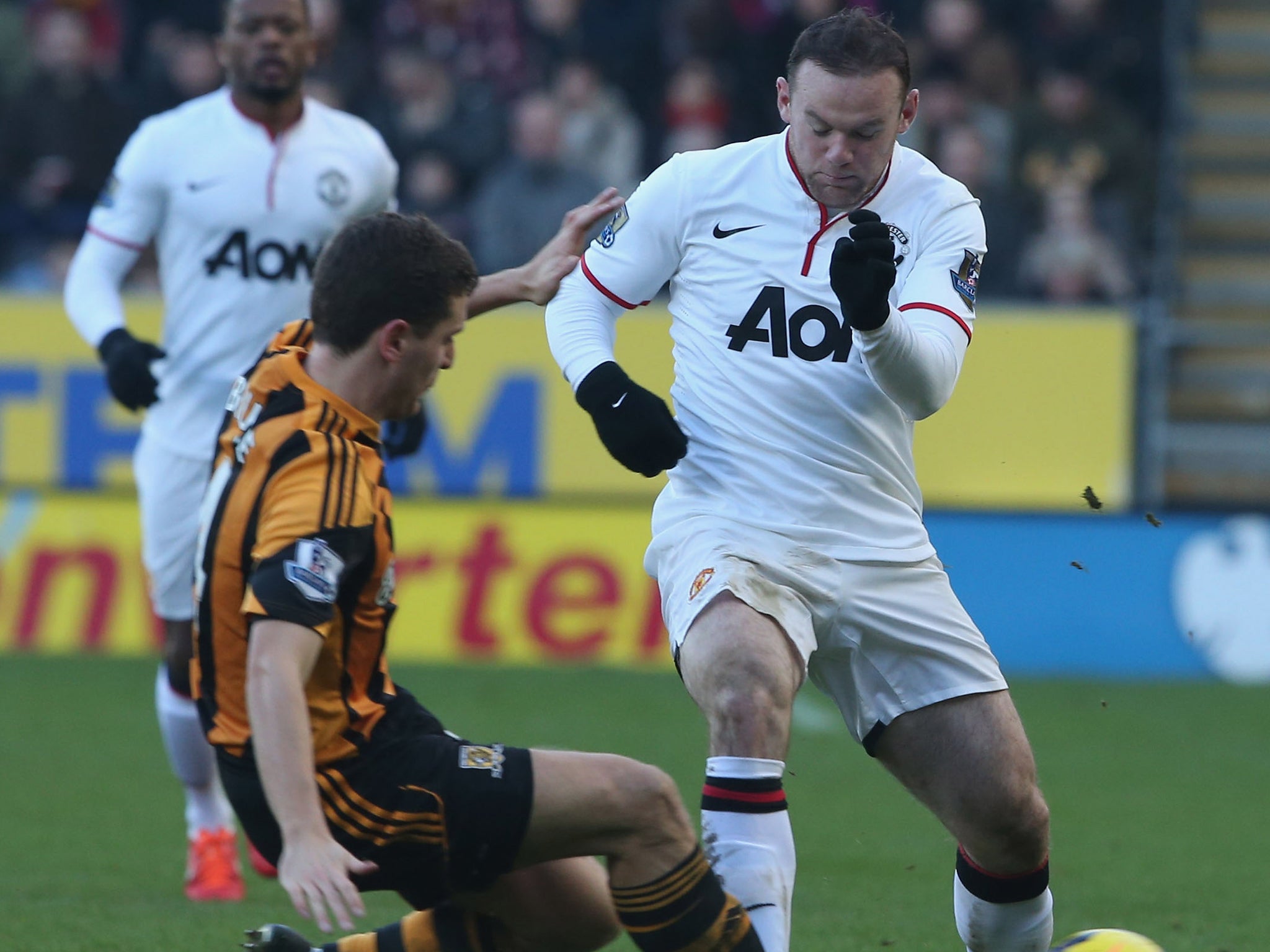 Wayne Rooney scored his 150th goal for Manchester United in the 3-2 win over Hull City