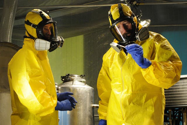 Aaron Paul and Bryan Cranston in the fifth ‘Breaking Bad’ series