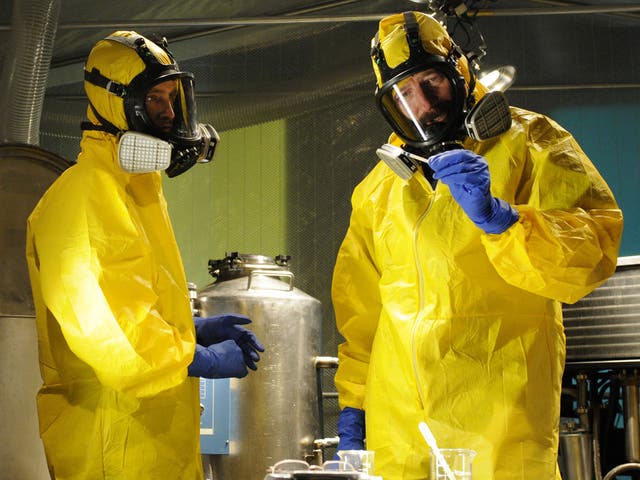 Aaron Paul and Bryan Cranston in the fifth ‘Breaking Bad’ series