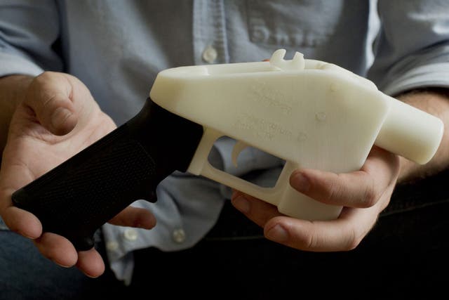 A Liberator pistol that was made using a 3D printer