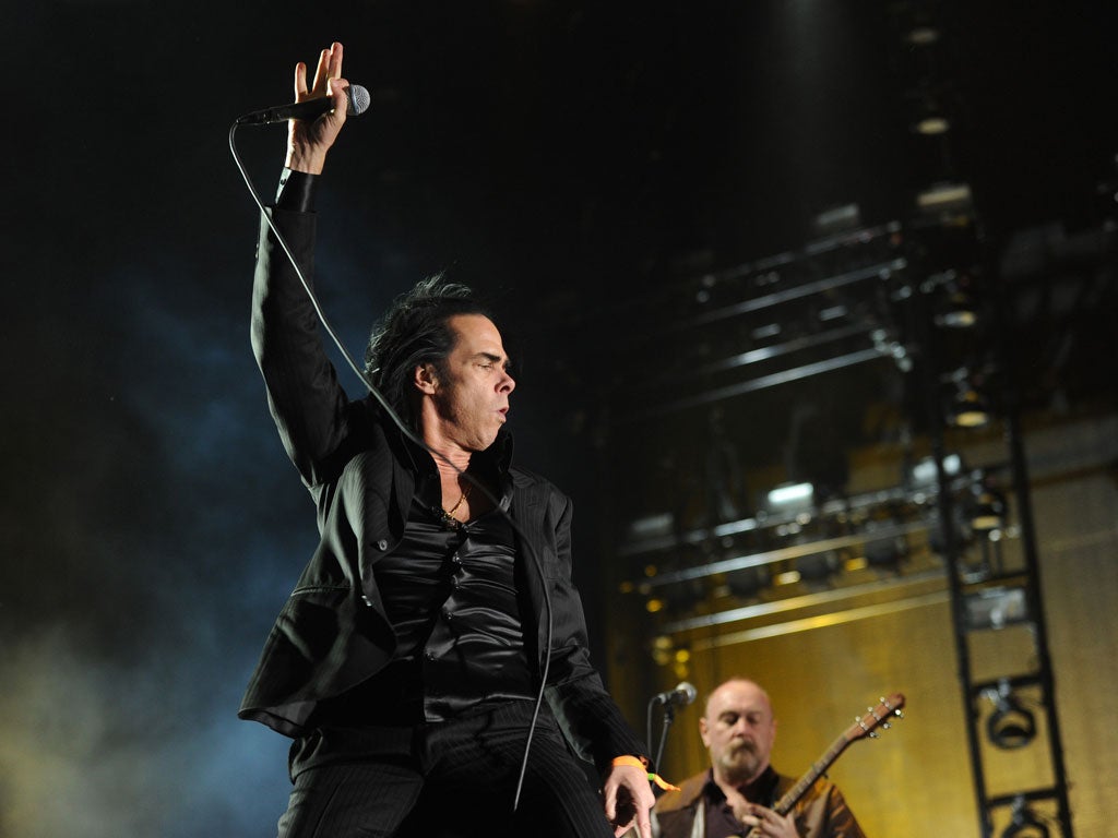 Nick Cave and The Bad Seeds at the Coachella Valley Music & Arts Festival