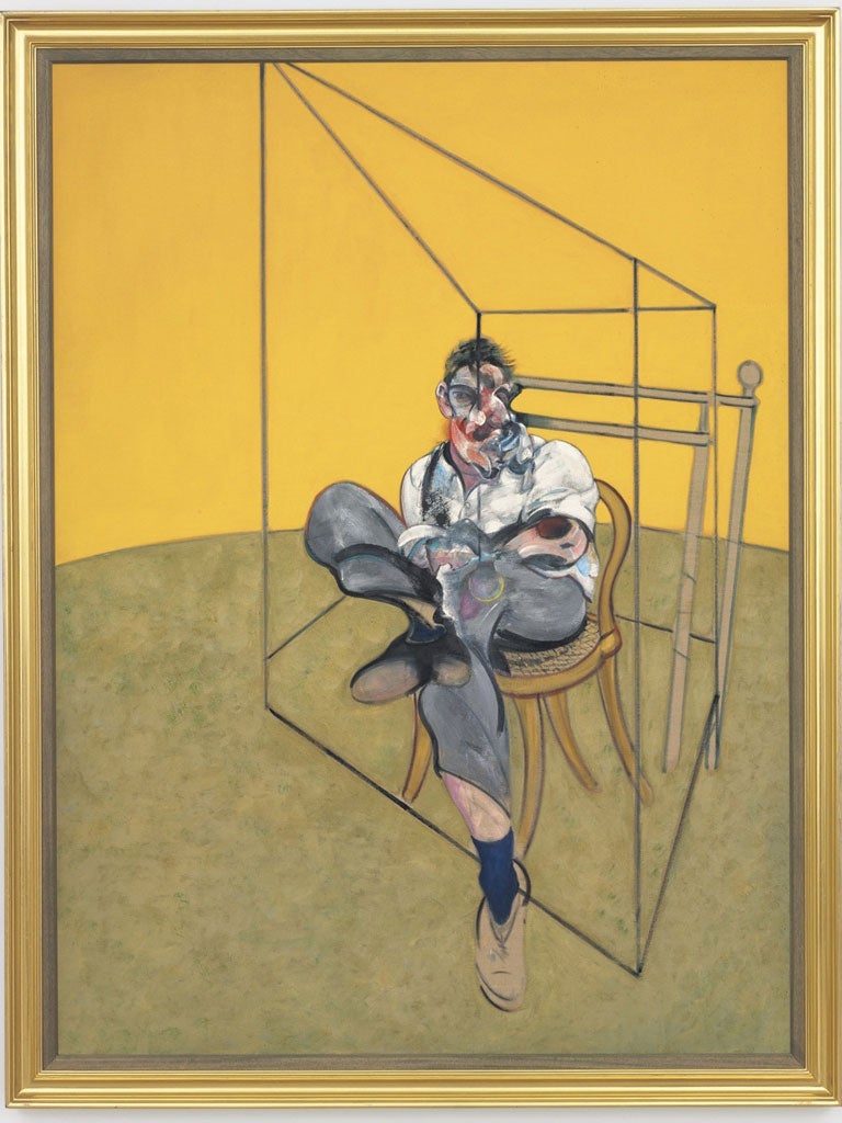 Part of Francis Bacon’s ‘Three Studies of Lucian Freud’
