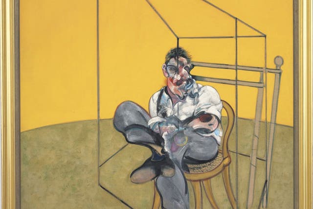 Part of Francis Bacon’s ‘Three Studies of Lucian Freud’