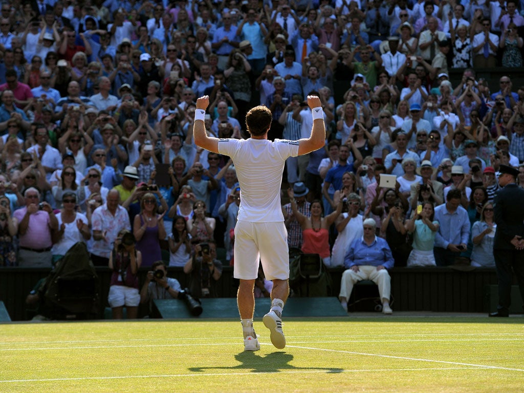 Andy Murray becomes Britain’s first Wimbledon men’s champion in 77 years