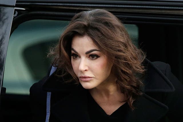 Nigella Lawson arrives at court before giving evidence as a witness