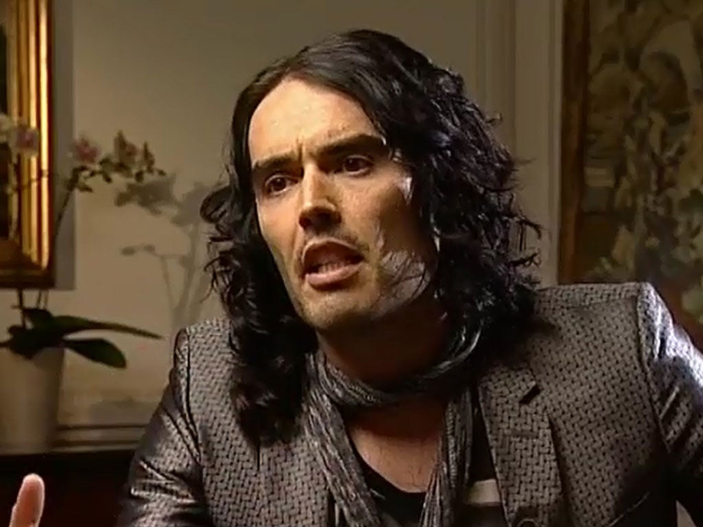 Russell Brand preached revolution during his interview with Jeremy Paxman on Newsnight