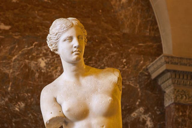 The genuine Venus de Milo,  at the Louvre Museum