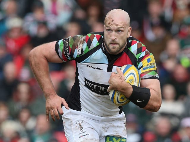 George Robson of Harlequins - the Quins were defeated last week at Bath