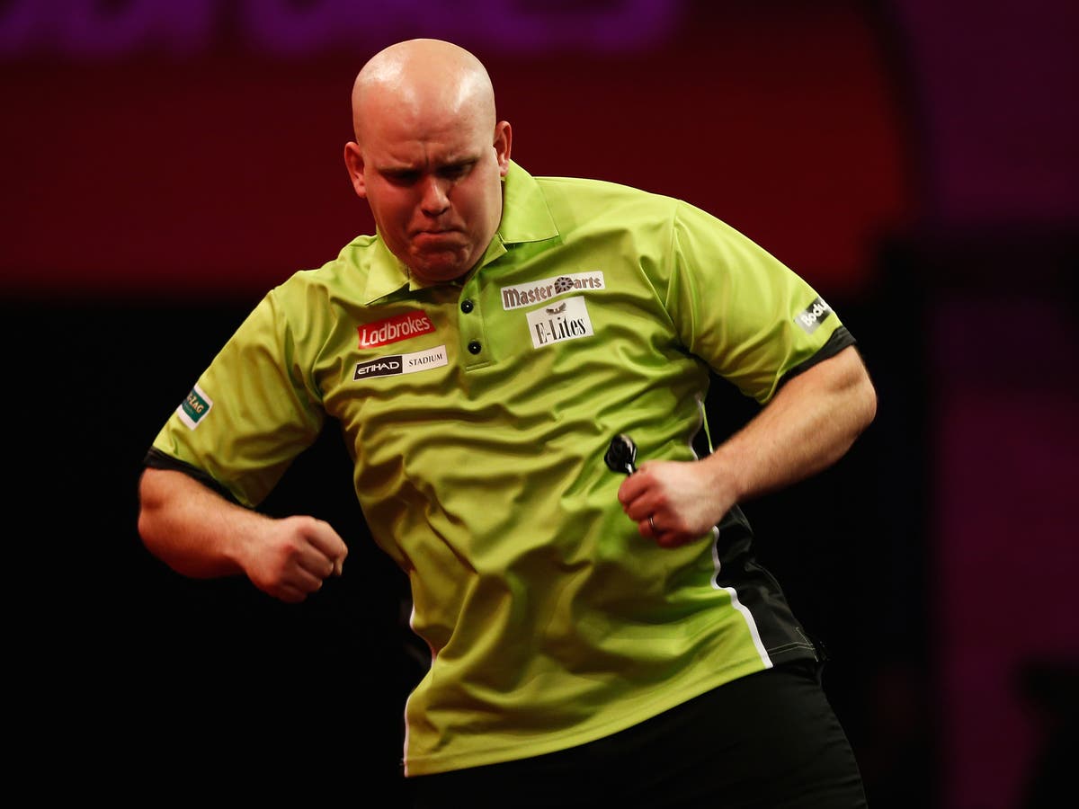 Darts World Championships: Mighty Michael van Gerwen avoids shock exit