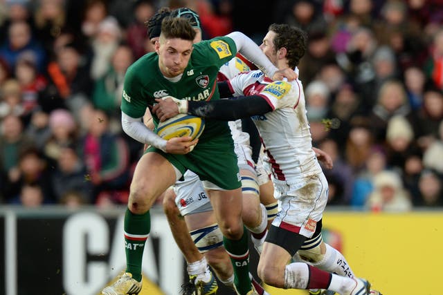Leicester Tigers' Owen Williams