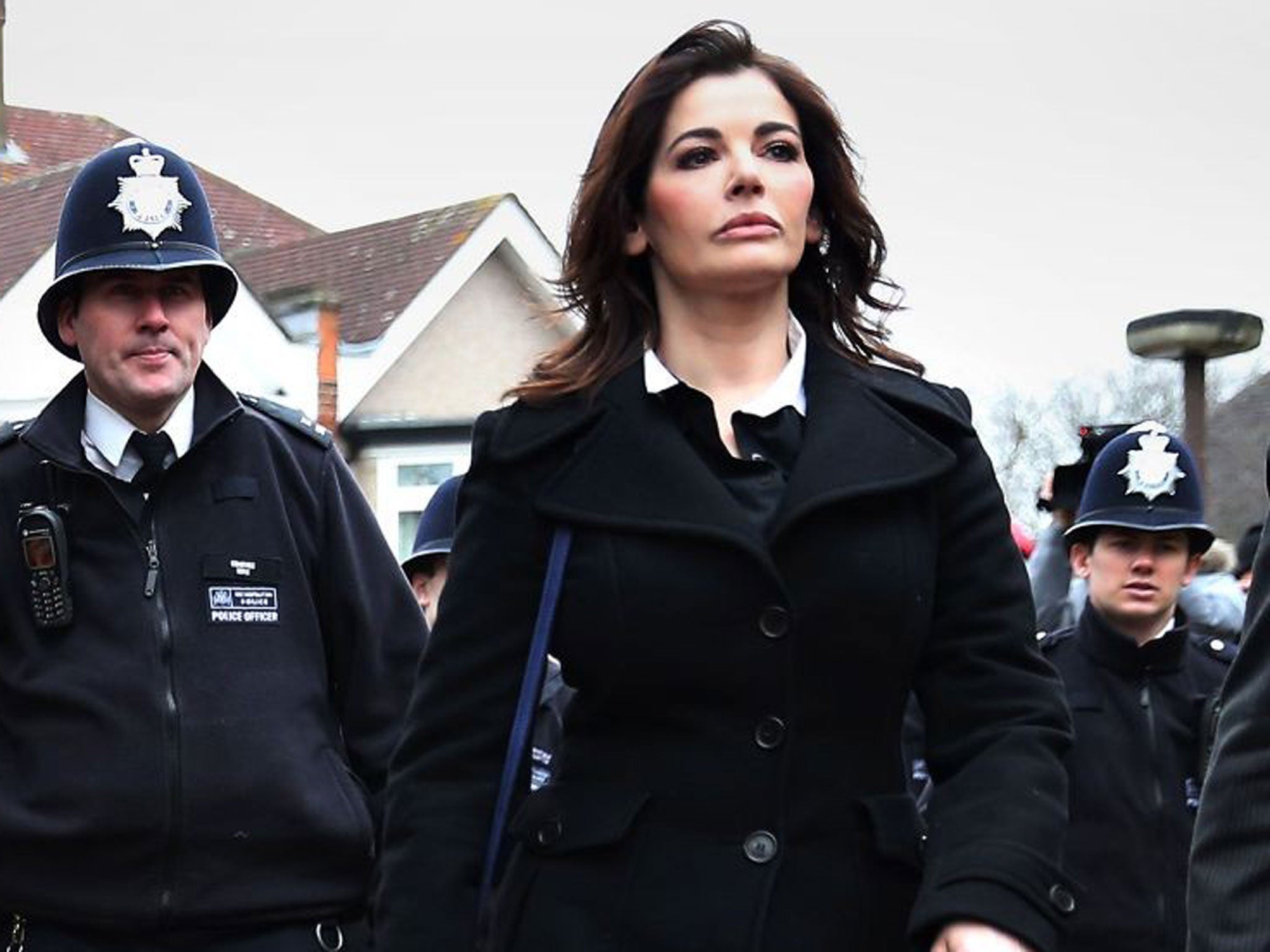 Nigella Lawson attending the trial of her former personal assistants last year.