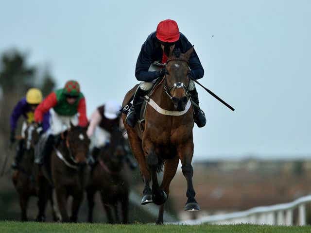 Bobbing along: Bobs Worth and Barry Geraghty take the Lexus with ease  