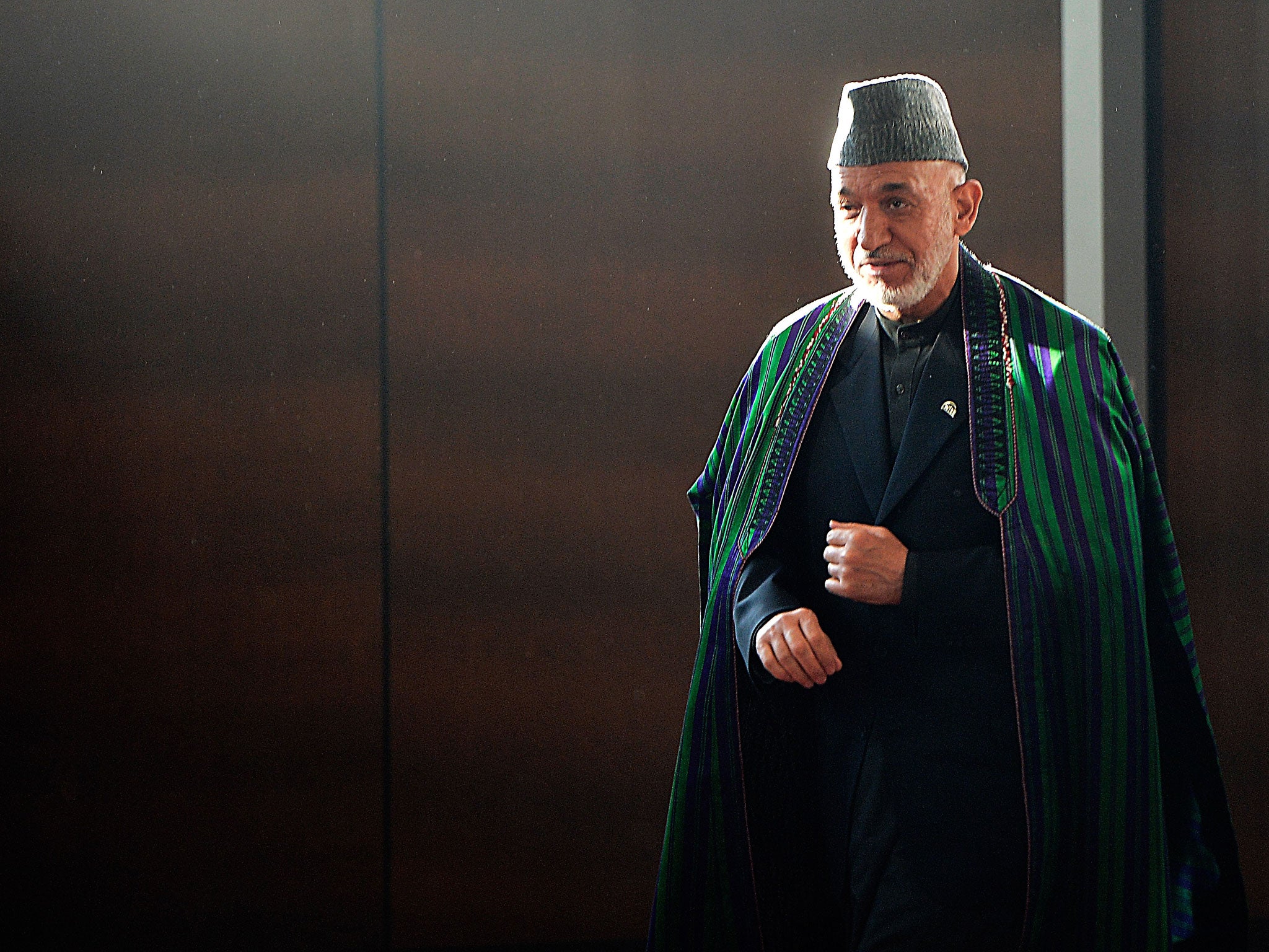 President Hamid Karzai is insisting that no deal should be signed until after the country's presidential elections, which are due next April