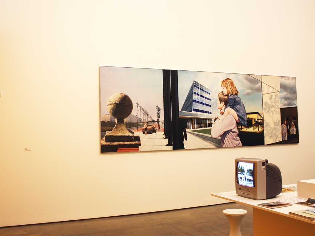 Installation view, including ‘Some Day’ by Boyd &amp; Evans (Boyd &amp; Evans/Buckinghamshire County Museum)