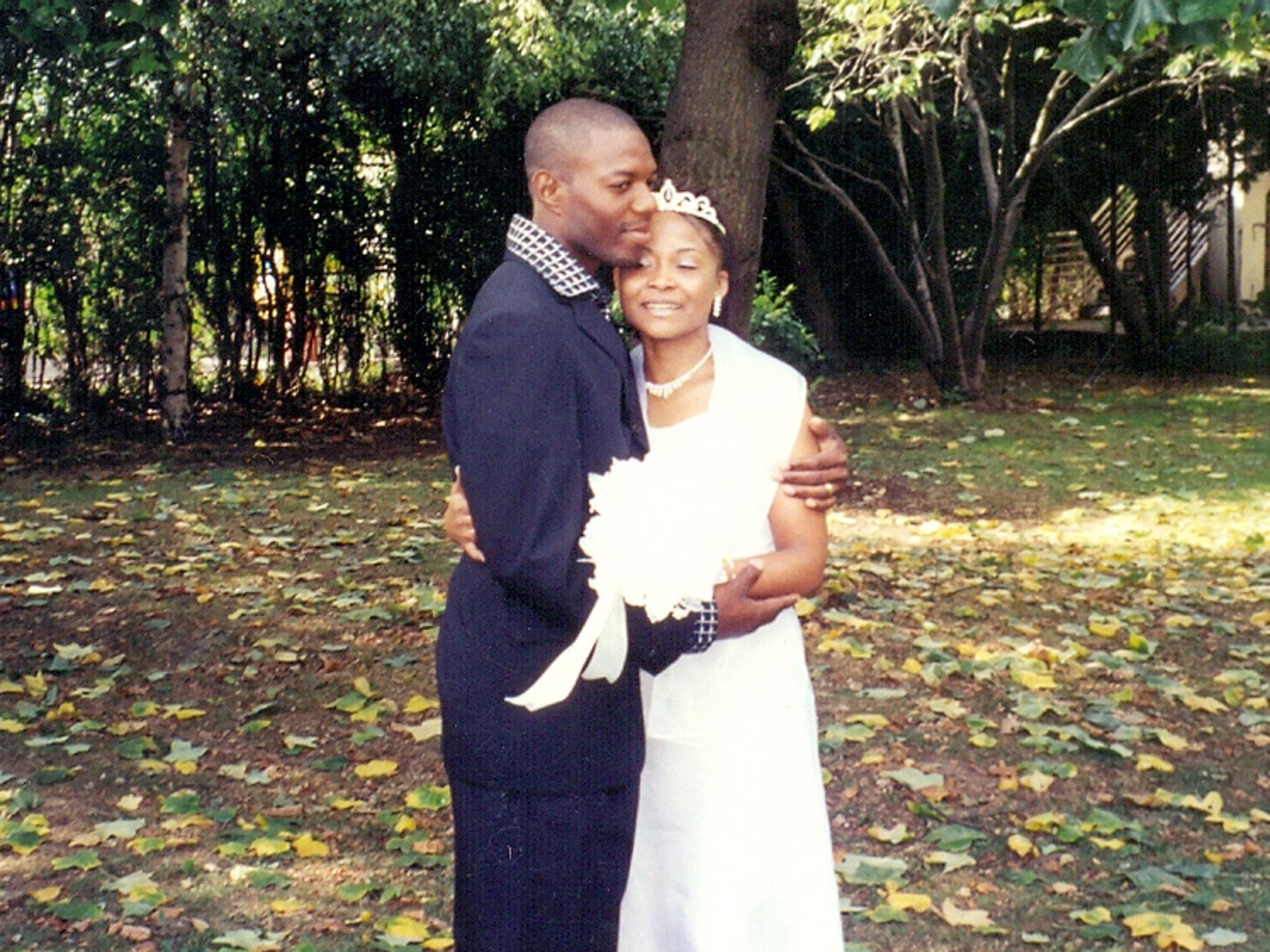 Mario and Deveen Clarke; the couple, from Jamaica, had married a few months before he was killed