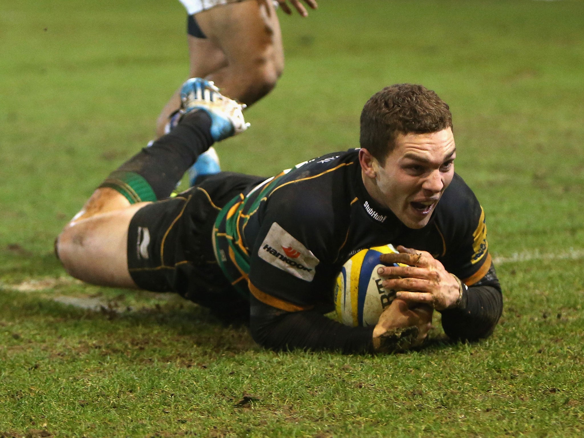 Welsh wing George North was the galvanising force in Northampton's win over Bath