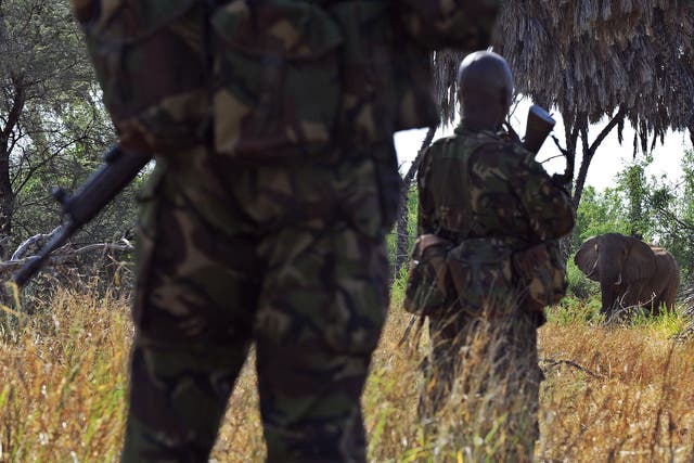 Rangers must be able to combat heavily armed poachers