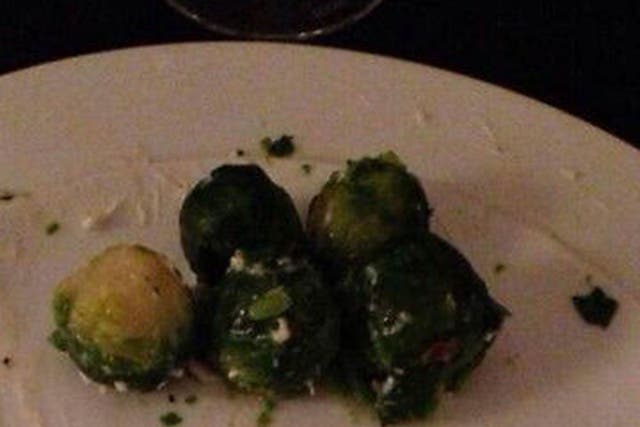 Just two of the 'used' Brussels sprouts sold for £99.99 last year
