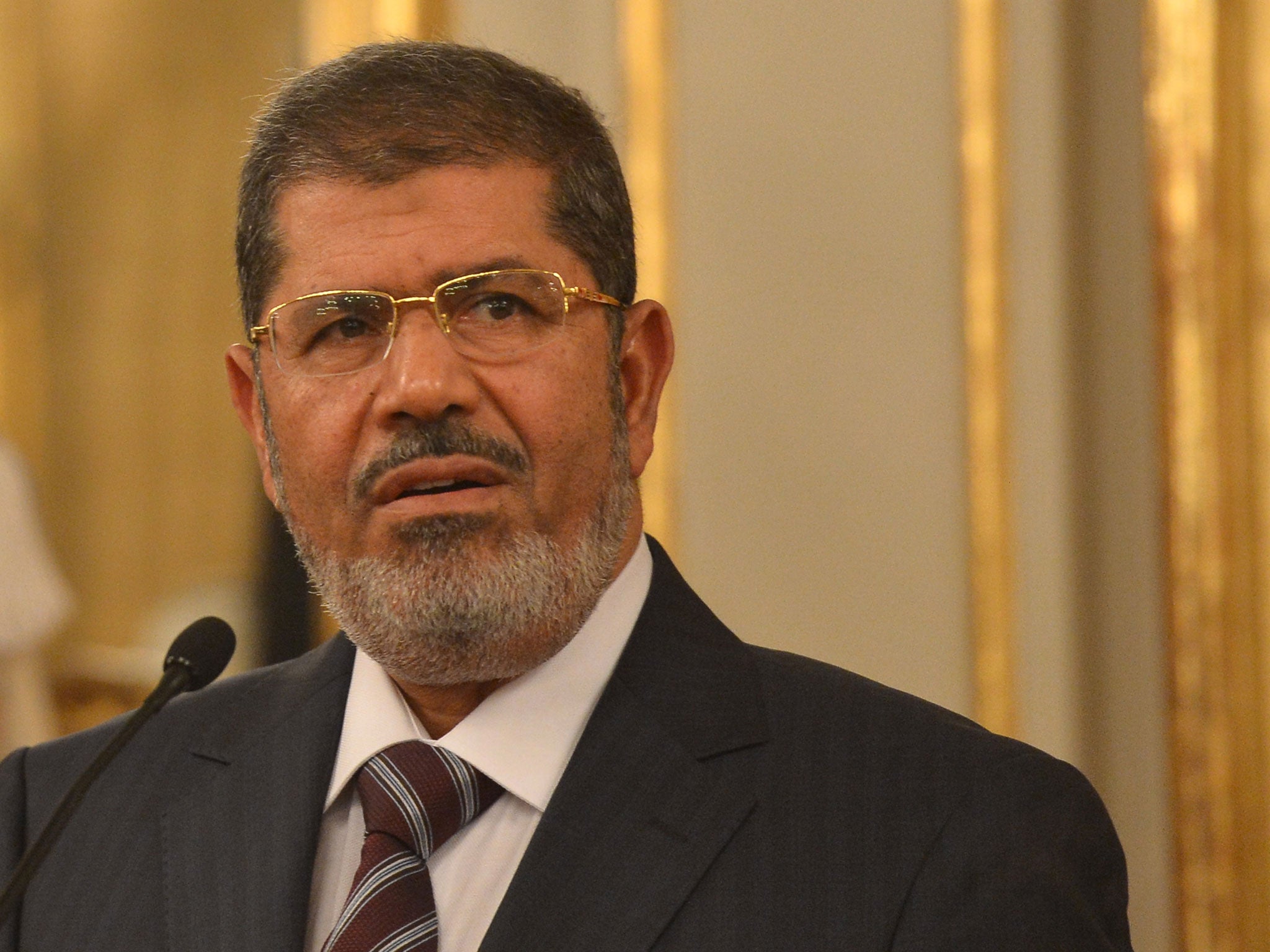 Ousted Egyptian leader Mohamed Morsi