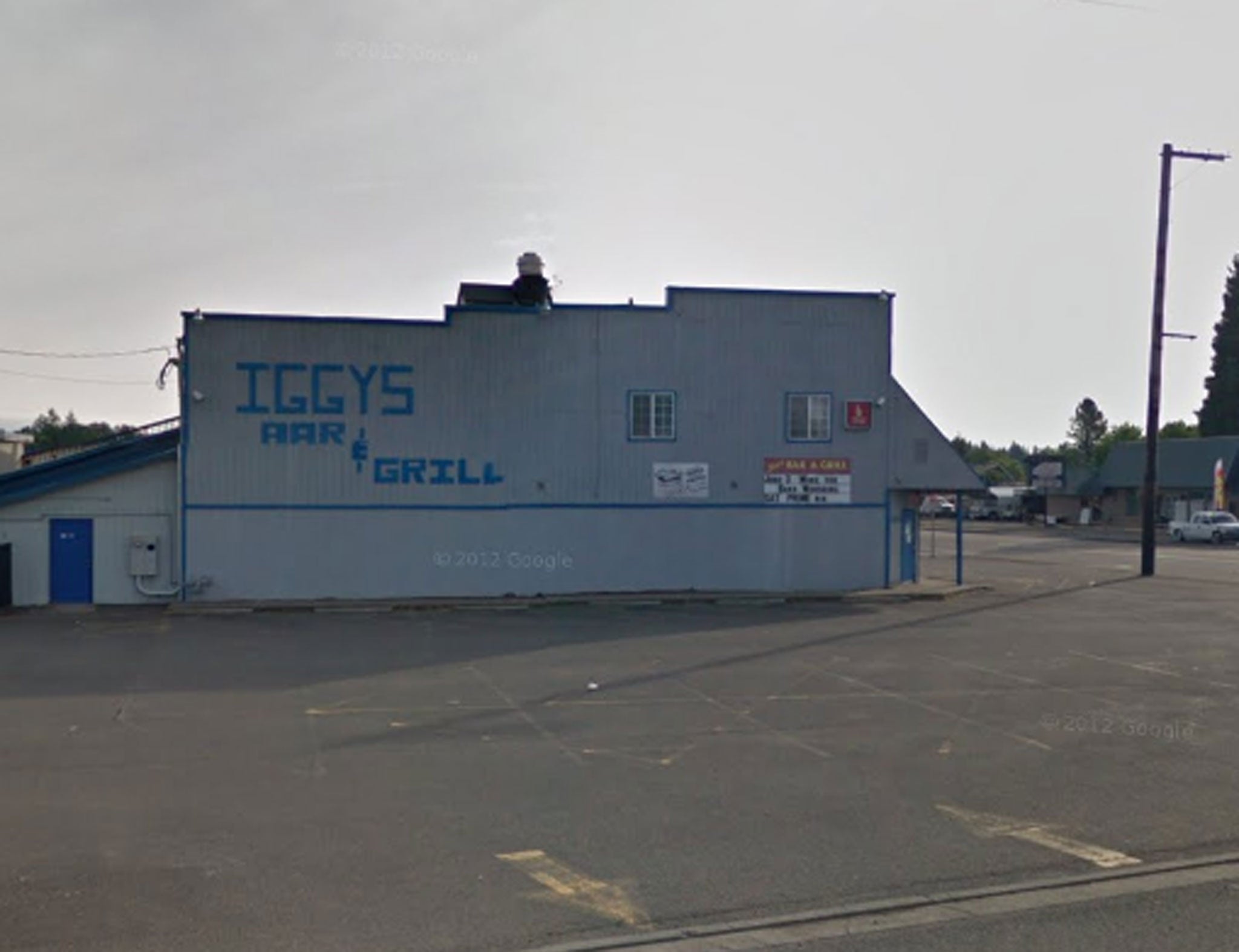 The alleged incident happened at Iggy's Bar and Grill, Oregon