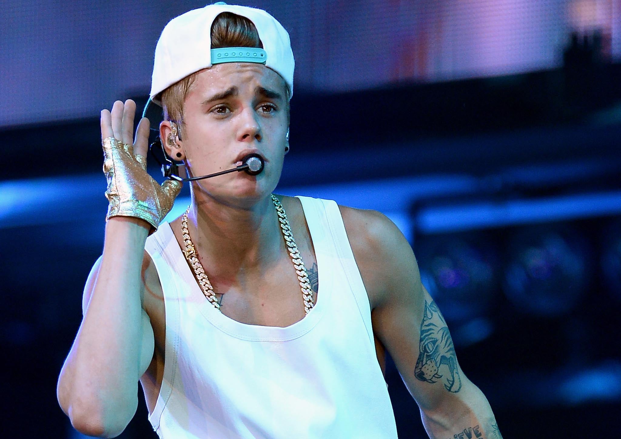 Justin Bieber encouraged his fans to download the NHS Choir's charity single