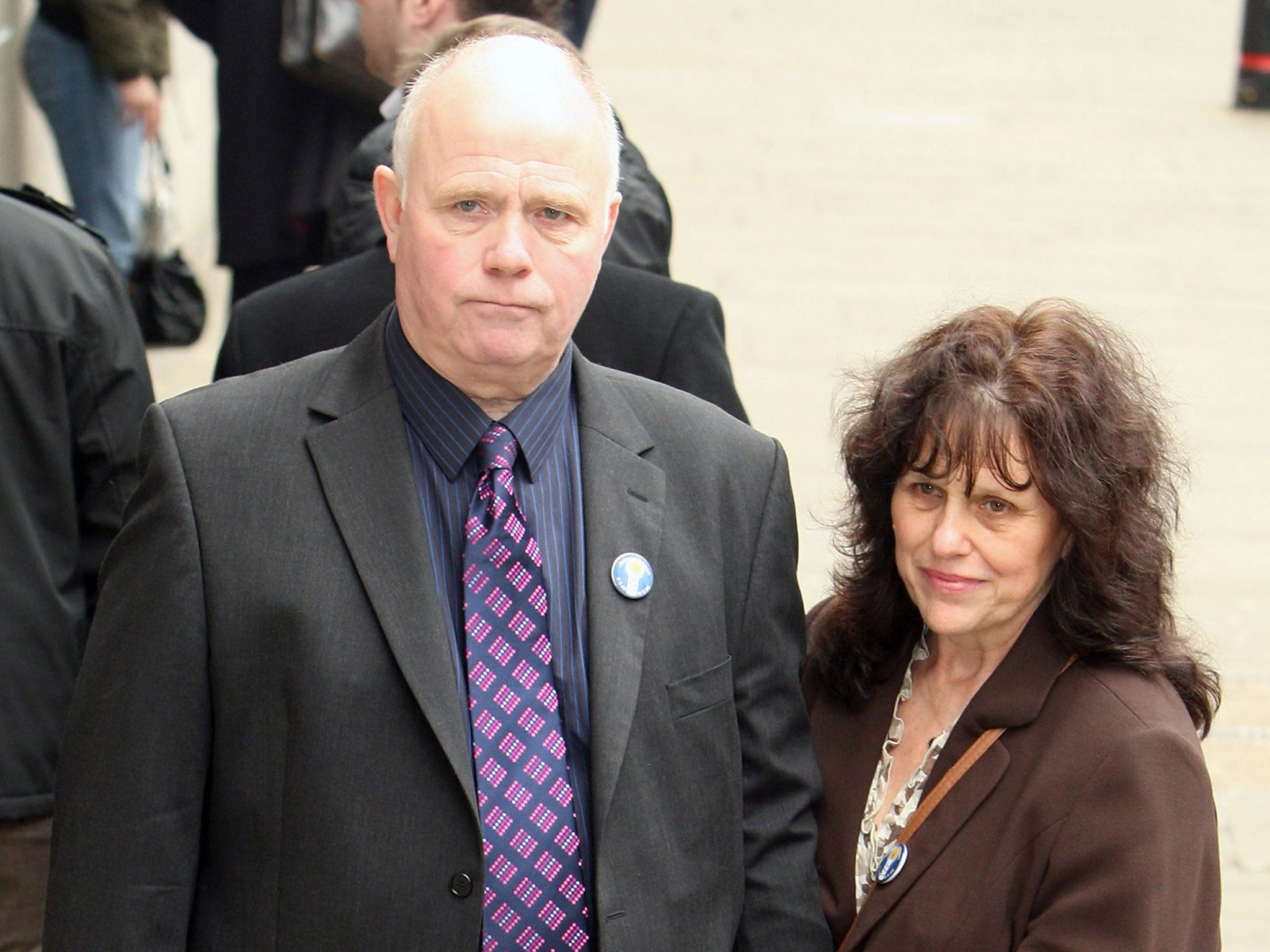 Barry and Margaret Mizen, parents of murdered schoolboy Jimmy Mizen
