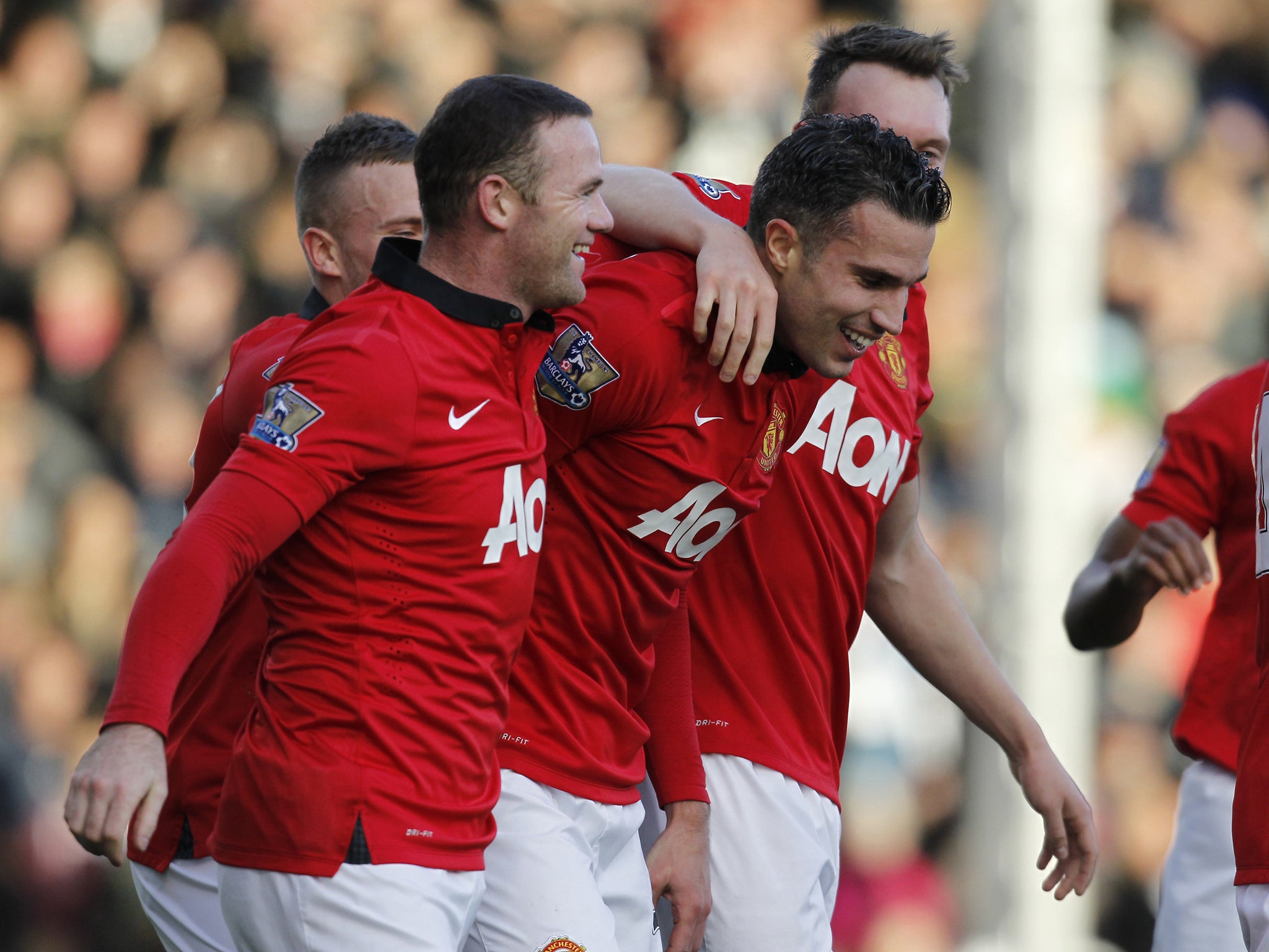 Wayne Rooney and Robin van Persie could both miss the New Year's Day fixture with Tottenham