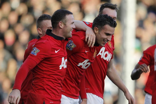 Wayne Rooney and Robin van Persie could both miss the New Year's Day fixture with Tottenham