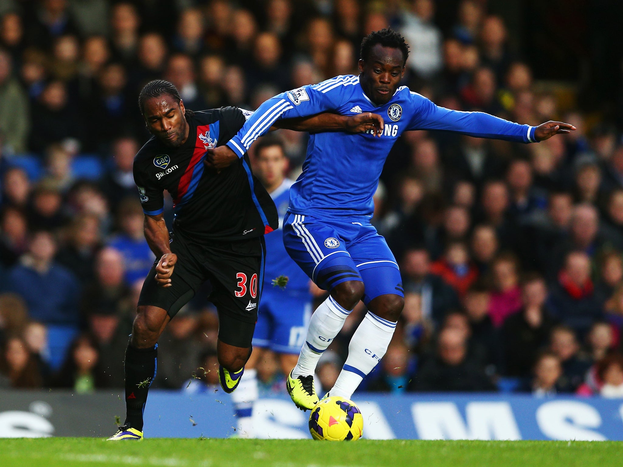 Chelsea midfielder Michael Essien has been recalled for the Derby clash